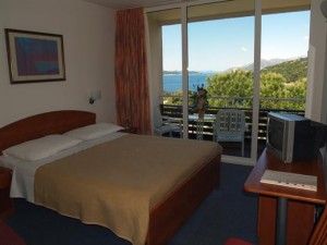 Dvojlôžková izba morska strana, balkón